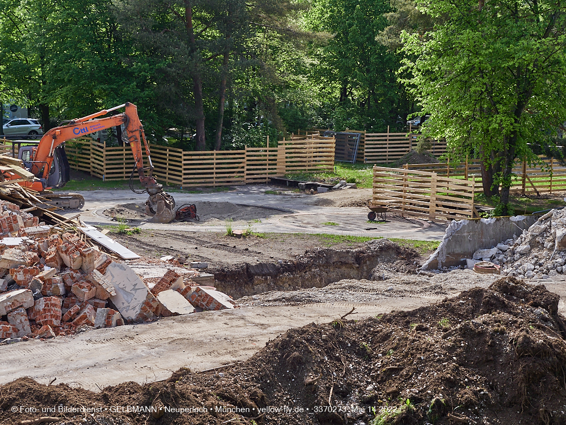 14.05.2022 - Baustelle am Haus für Kinder in Neuperlach